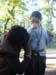 11 Mme Tavernier aide les eleves a mettre leur baudrier