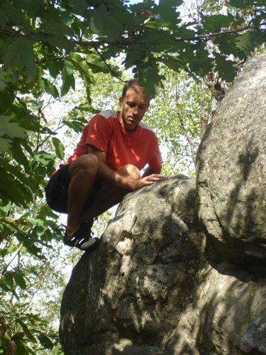 Maitre Lucas, sur son rocher perche...