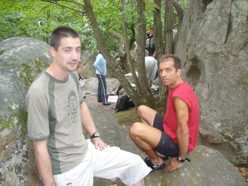 Mr Cardet et Mr Lucas, testeurs de voies professionels